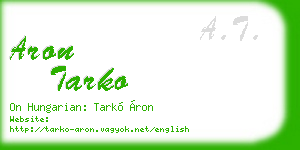 aron tarko business card